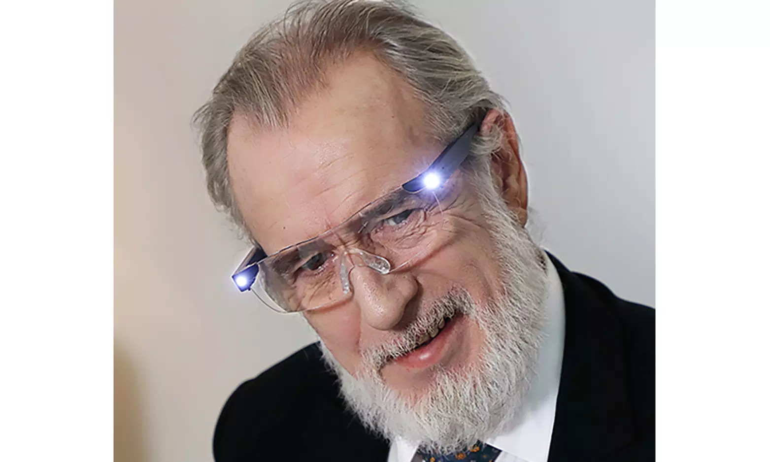  Glasses w/ Magnifying LED Light Vision Eye Sight Reading Enhancing Eyewear USB  - Primary Image