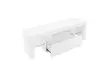 Elegant Household Decoration LED TV Cabinet with Single Drawer White - Second Medium