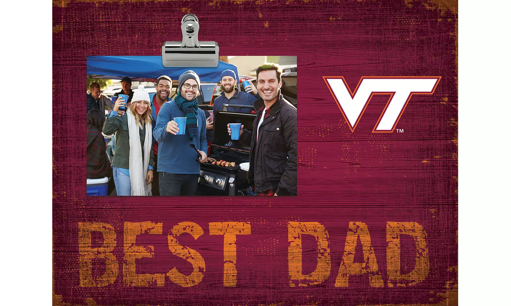 Fan Creations NCAA Best Dad Clip Frame  - Second Medium