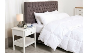 Premium Soft Oversized Lightweight White All Season Down Alternative Comforter!