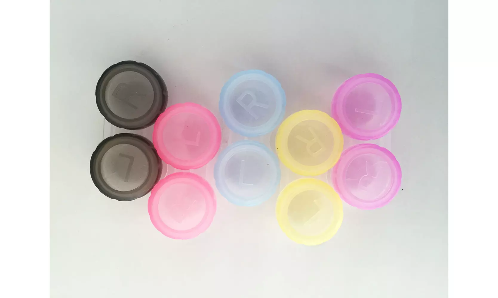 Colourful Contact Lens Box Holder Container Case Soak Storage Eyecare Kit - Second Medium