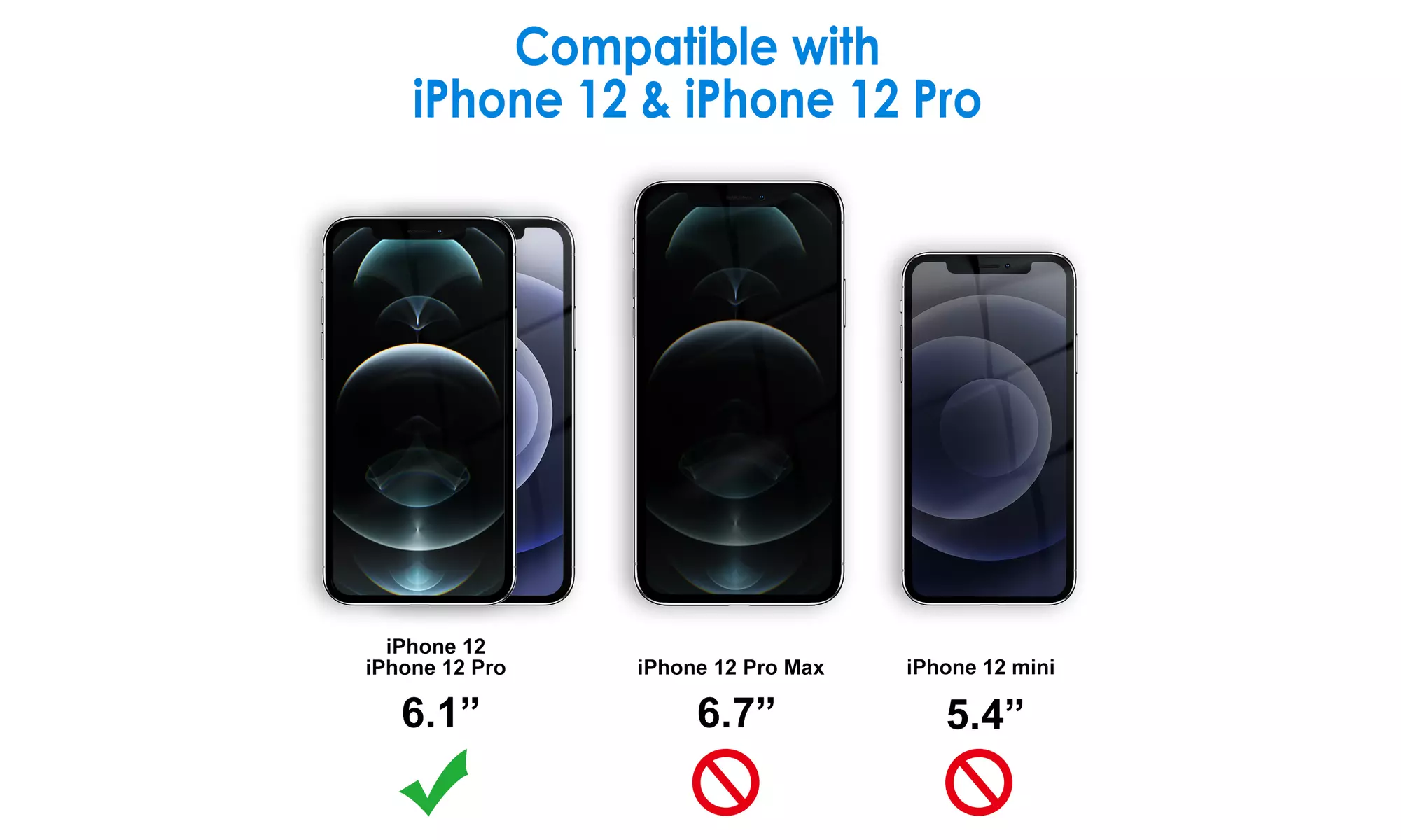 Screen Protector for iPhone 12/13, 12/13 Pro, 13 Pro Max, Easy-Installation Tool