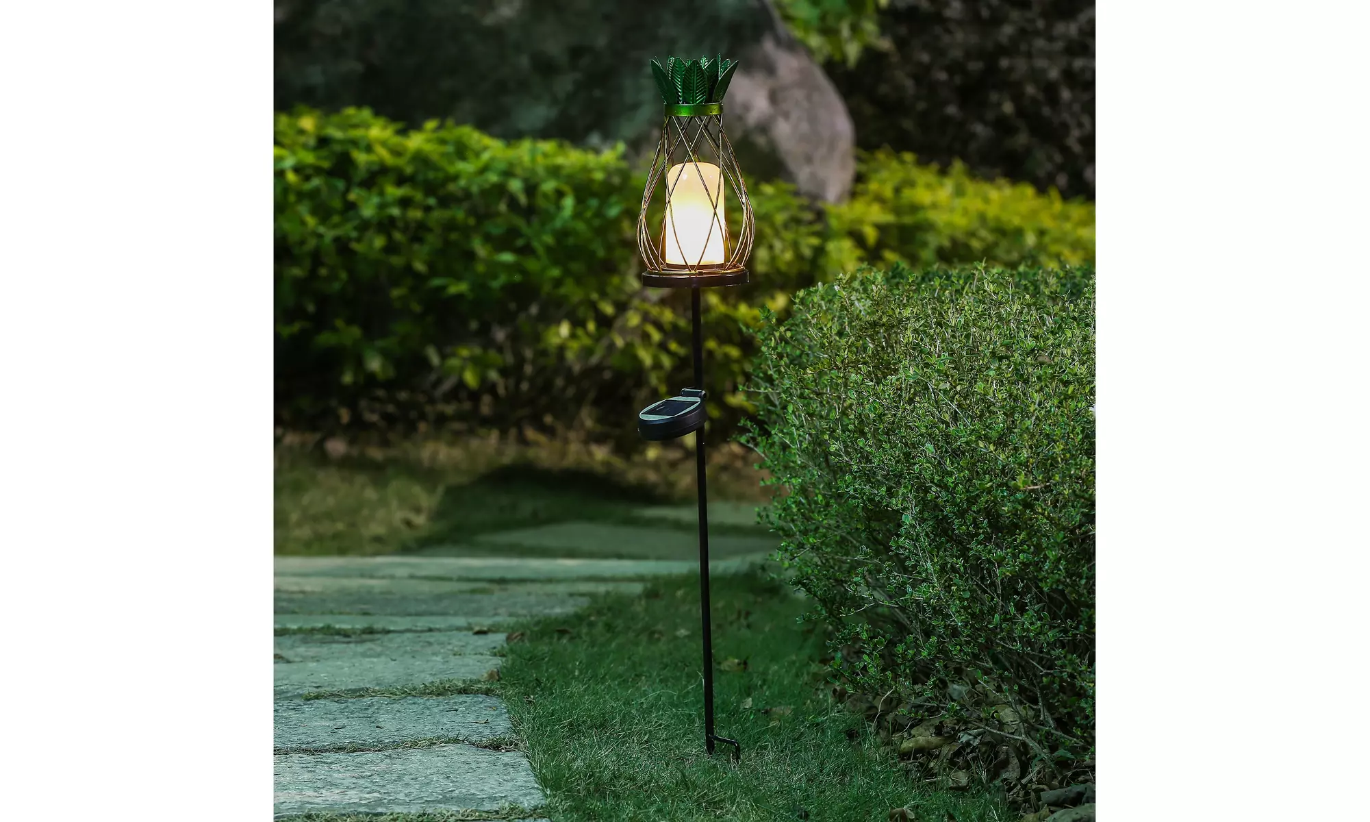 Pineapple Solar Light Garden Stake - Primary Image
