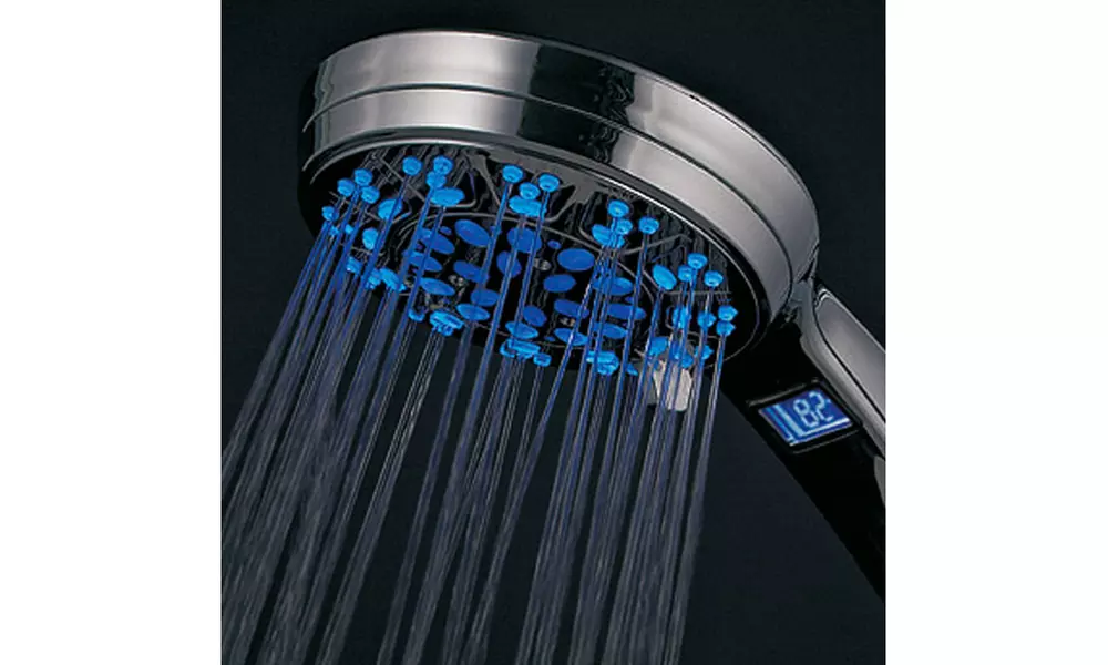 HotelSpa Auto Color-Changing 7 Setting Disco LED Hand Shower - Primary Image