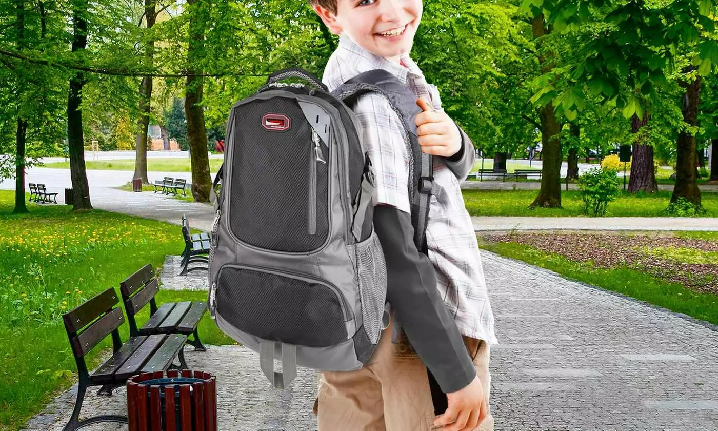 iNova Kids Backpack with Padded Straps and Dual Bottle Holders