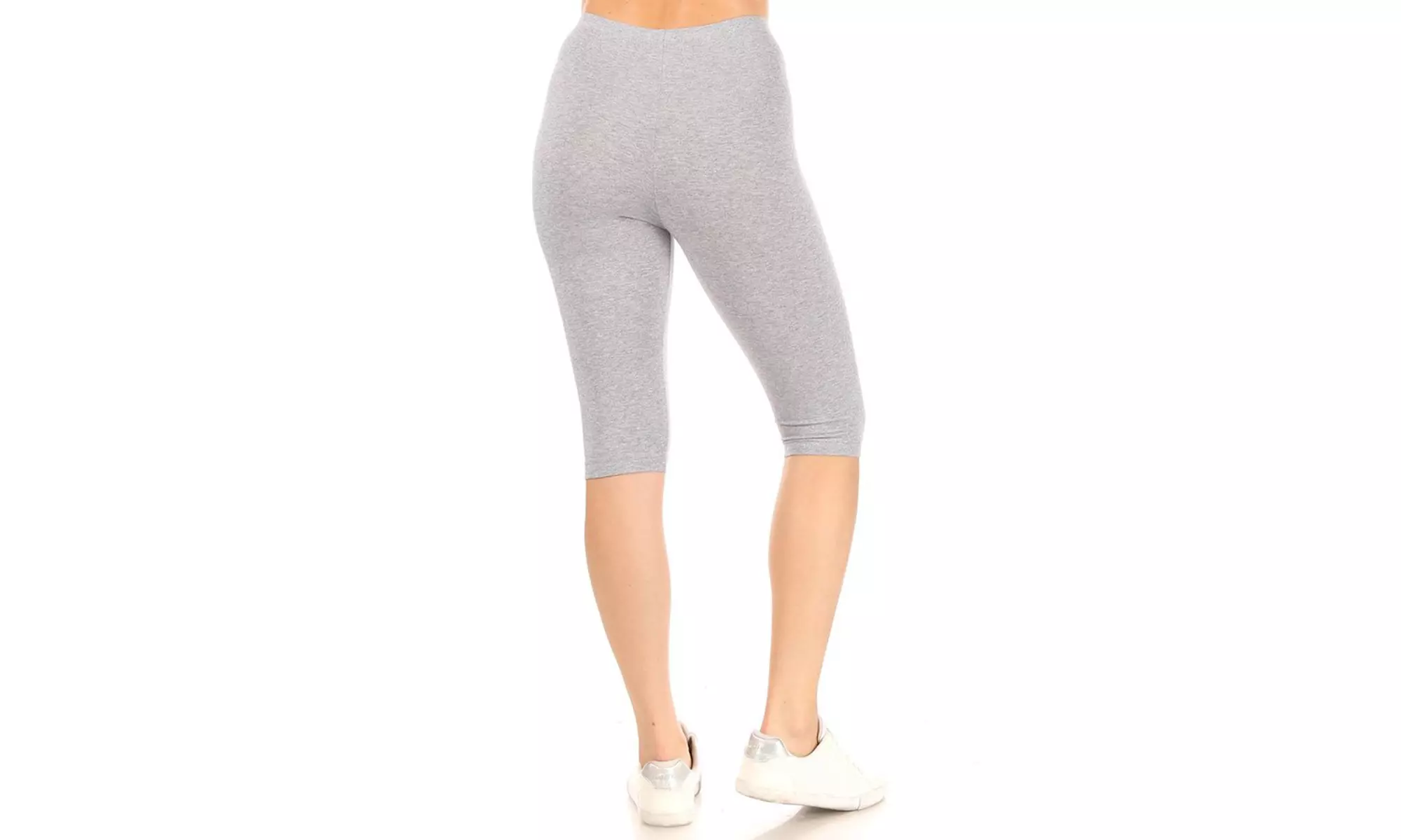 Women's Casual Solid Slim Running Yoga Capri Leggings (Pack of 3)