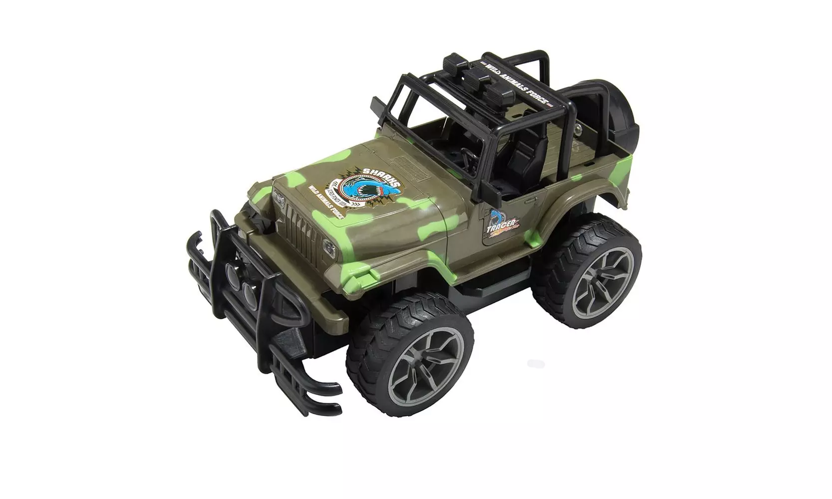 Amy Green Camouflage Remote Control Car Crawler Trucks High Speed Off Road Jeep - Primary Image