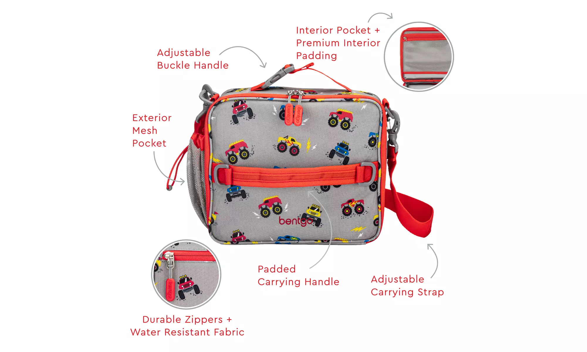 Bentgo Kids Lunch Bag - Durable and Double Insulated