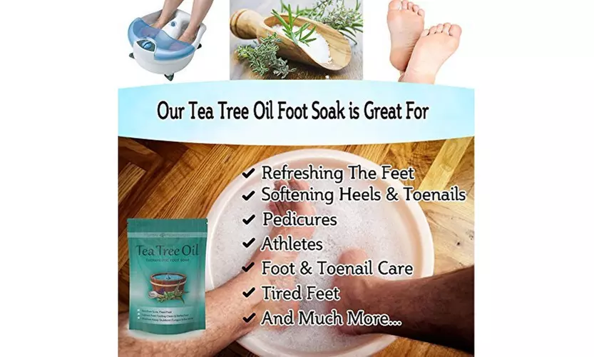 Tea Tree Oil Foot Soak With Epsom Salt - Second Medium