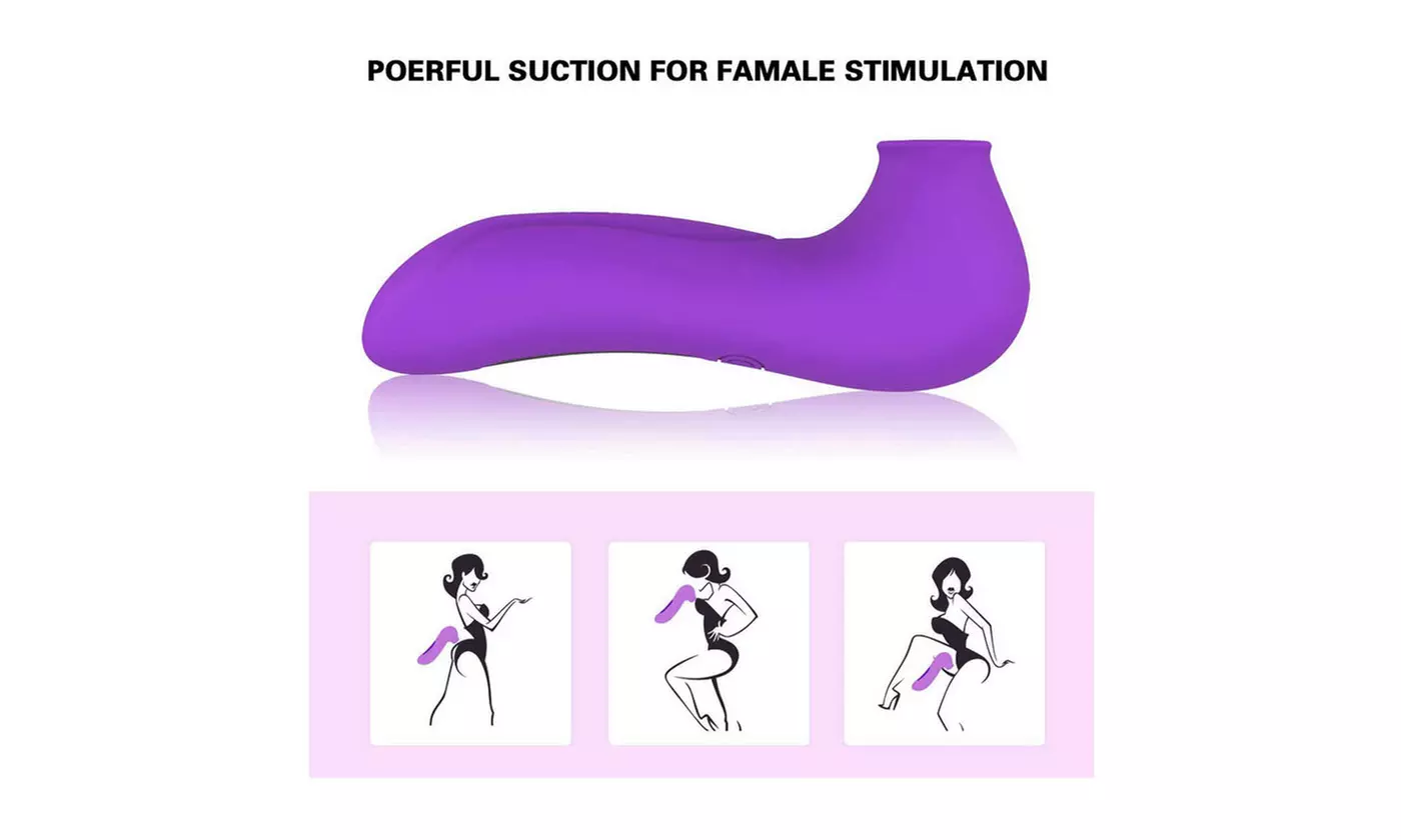 10 Frequency G-spot Stimulate Clitoral Suction Vibrator with Heating Shaft