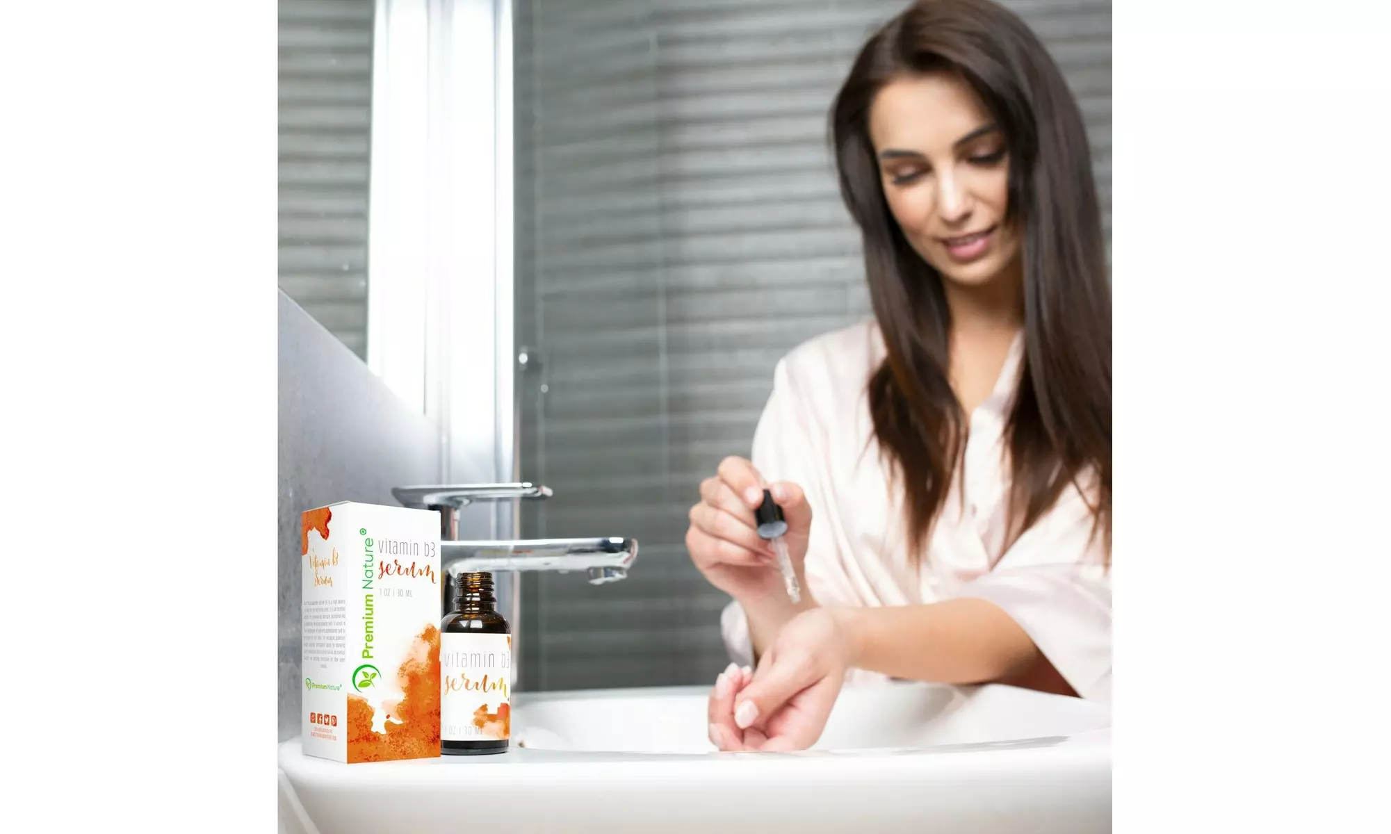 VITAMIN B3 & E Serum 1 oz from Premium Nature - Second Medium