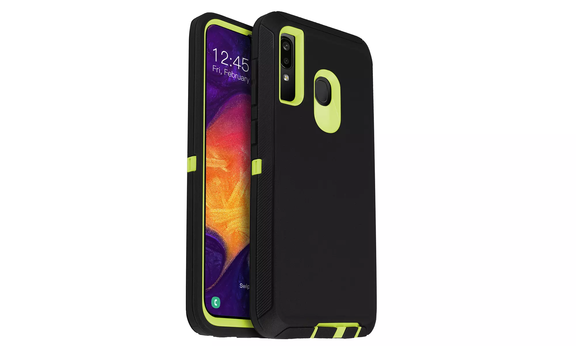 For Samsung Galaxy A20/Galaxy A30 Heavy Duty Hybrid Shockproof Case Cover
