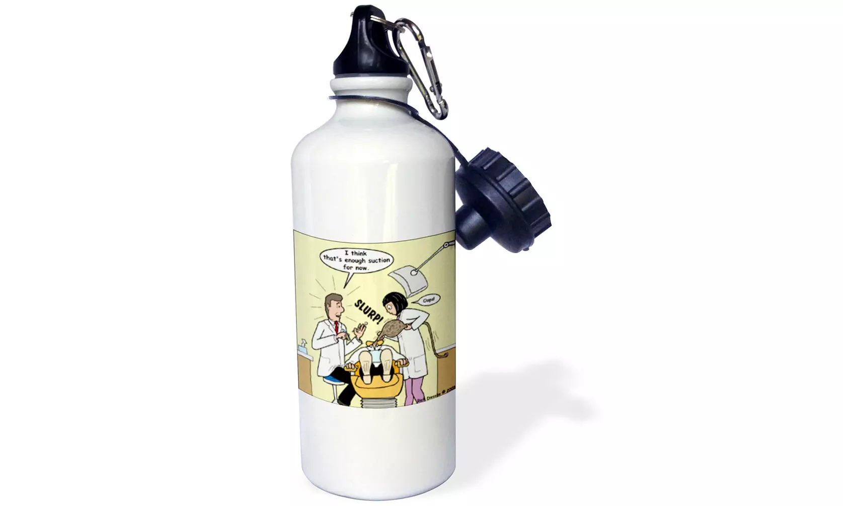 Water Bottle - Dentist Suction - 21oz - Second Medium
