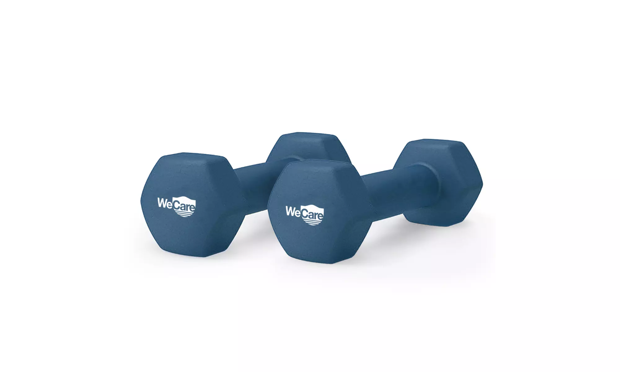 WeCare Neoprene Coated Dumbbells for Non-Slip Grip (Set of Two)