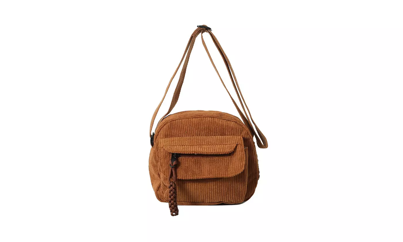 Corduroy Crossbody Purse - Multiple Options