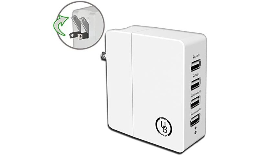 4 Port USB Rapid Wall Charger Travel Power Adapter Groupon   C870x524 