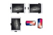Universal Wall Mount Tablet Phone Holder - 3M VHB Adhesive Strips Damage Free - Second Medium