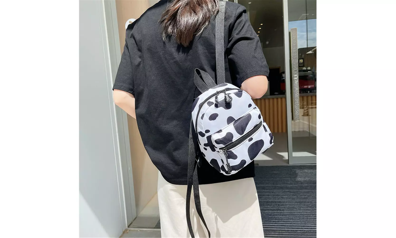 Mini Backpack Durable Mini Bag Purse with Adjustable Shoulder Straps - Primary Image