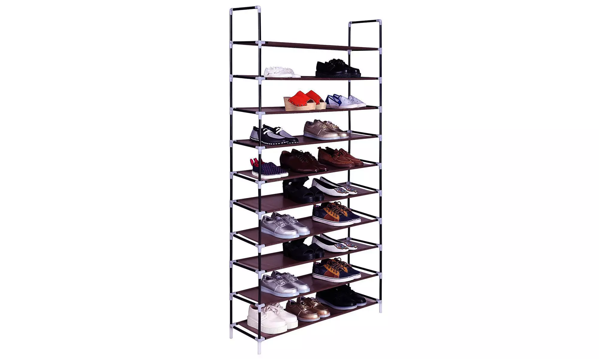 3ft Ultra Large Capacity 10 Layers Non-woven Fabrics Shoe Storage Rack Organizer - Second Medium