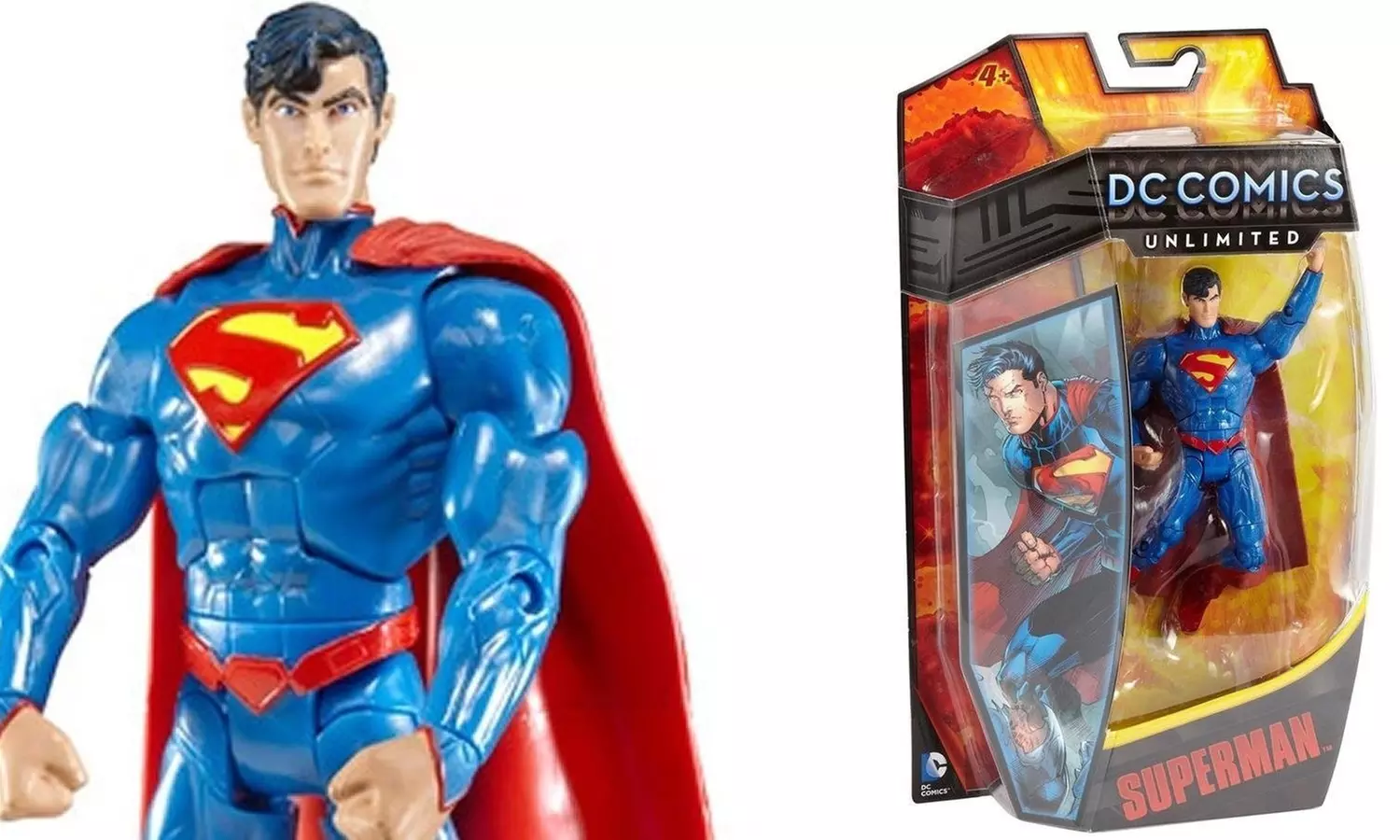 DC Comics Unlimited Superman Action Figure Collector Toy Justice Hero Mattel Y67 - Second Medium