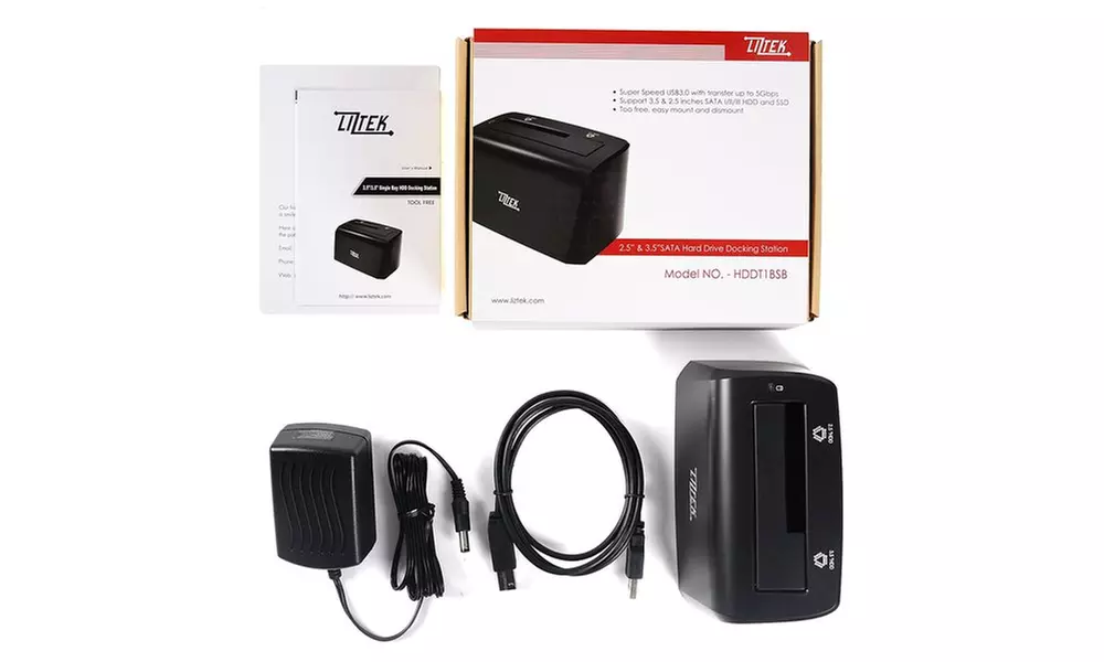 Liztek SATA Hard Drive Docking Station  -HDDT1BSB - Second Medium