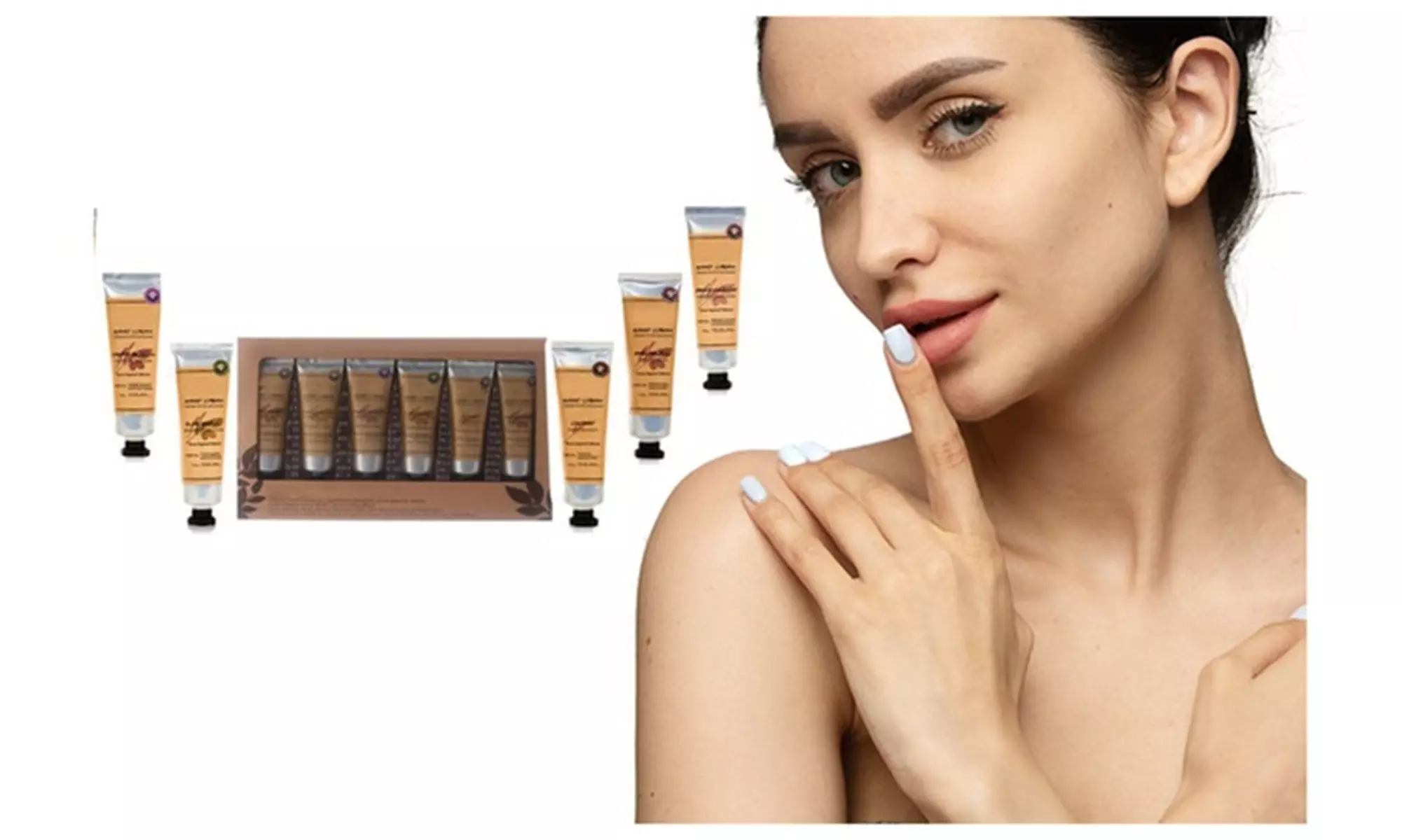 Deliciously Scented Smooth Skin Hand Moisturizing Cream Set 6 Tubes - Primary Image