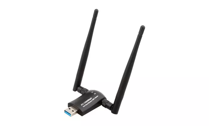 1200Mbps USB WiFi Adapter, Dual Band 2.4GHz / 300Mbps 5GHz - Primary Image