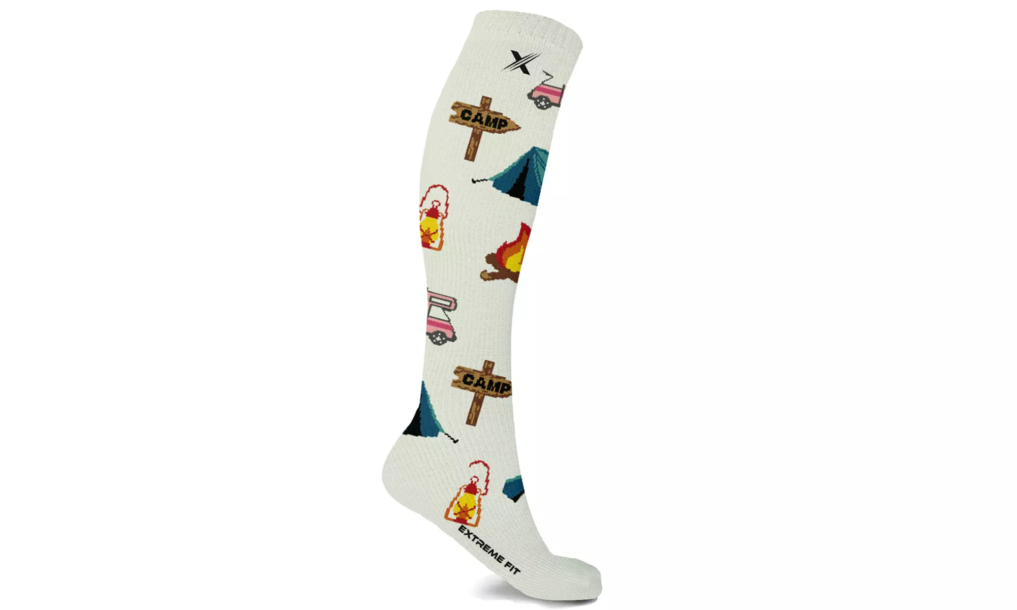 XTF Fun Novelty and Expressive Collection Knee-High Compression Socks (1-Pair)