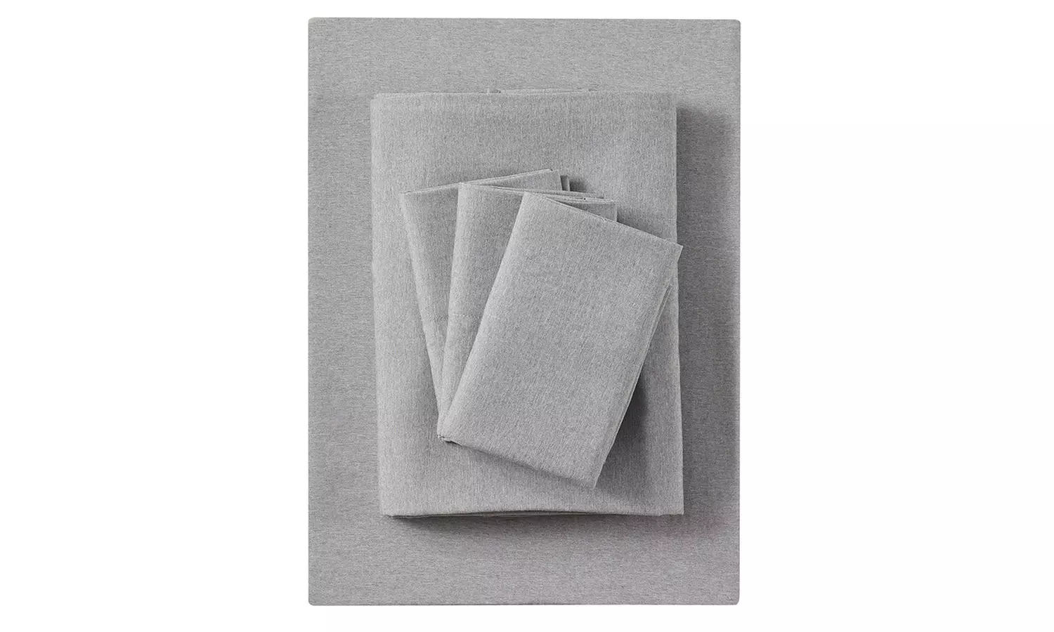 Bibb Home Bamboo 2000 Thread Count 6-Piece Chambray Heathered Sheet Set