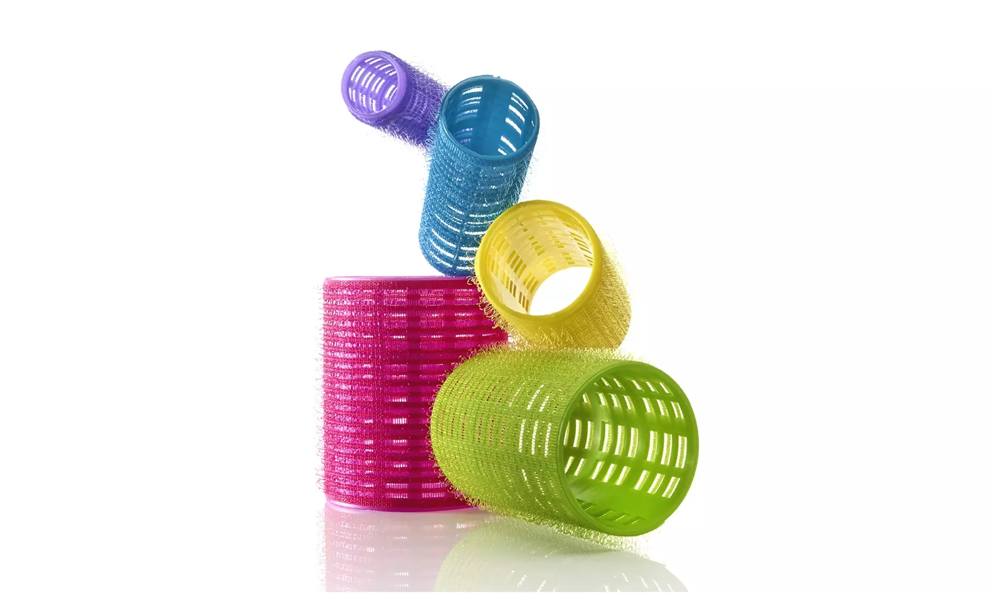Conair SelfGrip Rollers Assorted, Roller sizes differentiated by color - Primary Image
