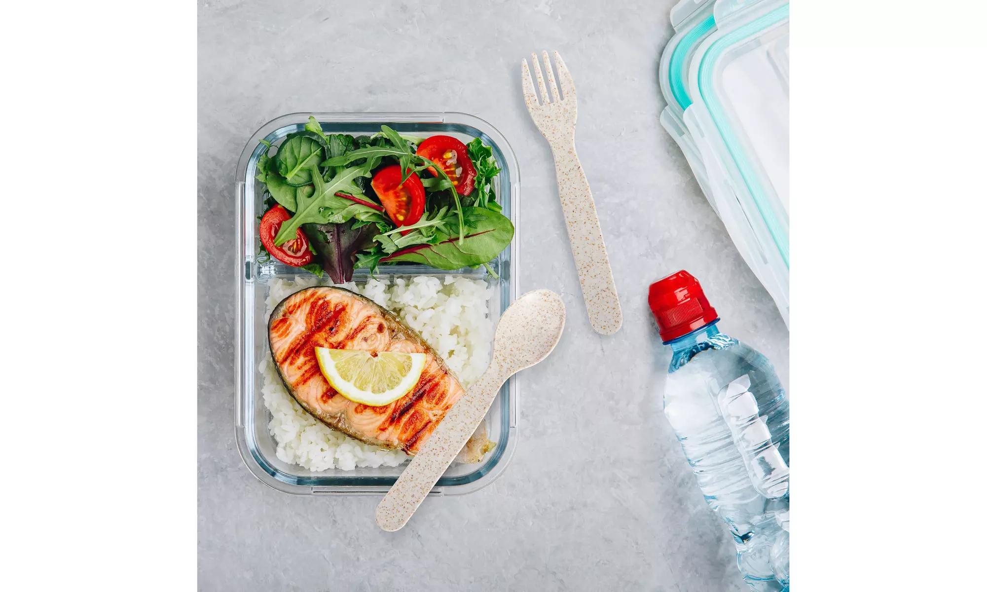 Borosilicate Glass Meal Prep Containers with Snap Locking Lids (1-3or 5 Pack)
