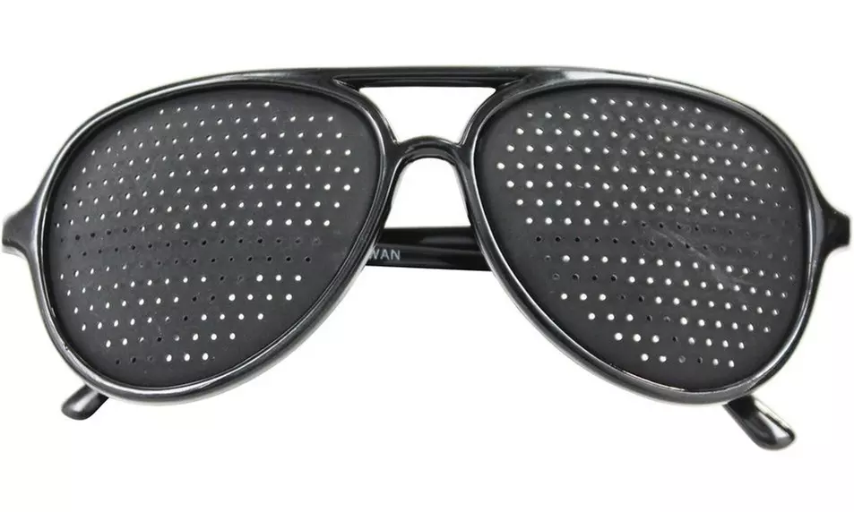 Half Lens Vision Training Pinhole Glasses - Primary Image