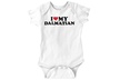 I Love My Dalmatian Dog Lady Pet Owner Cute Romper Bodysuit - Second Medium