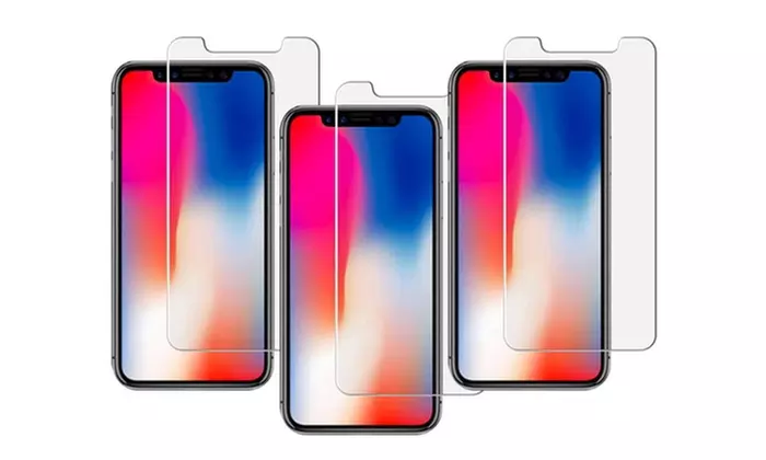 Tempered Glass 5 Pack Screen Protector for iPhone 6/7/8 Plus X, XS, XS Max, XR  - Primary Image