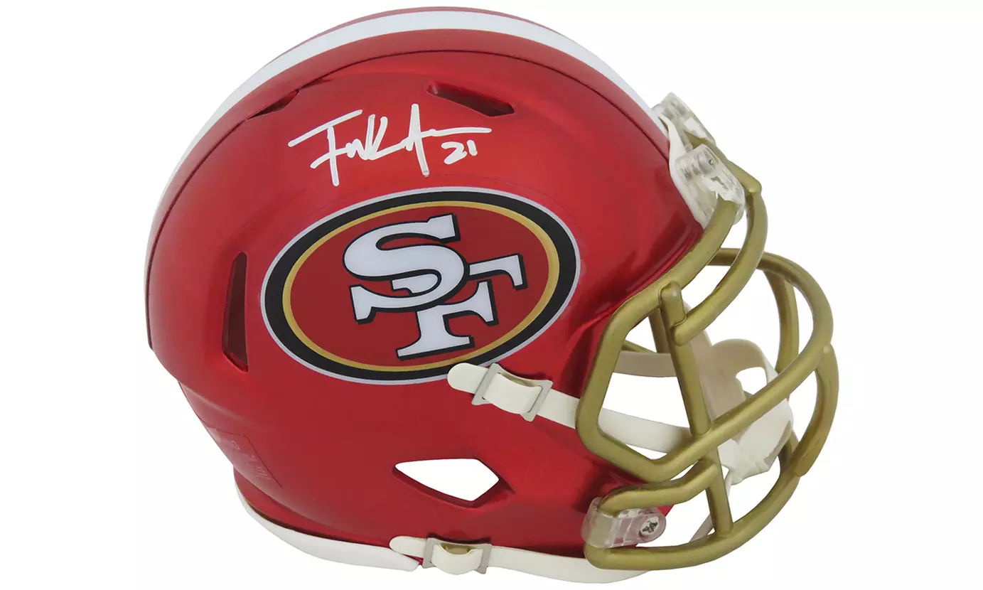 Frank Gore Signed San Francisco 49ers FLASH Riddell Speed Mini Helmet - Primary Image