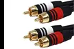Monoprice 50ft Premium 2 RCA Plug/2 RCA Plug M/M 22AWG Cable Black - Second Medium