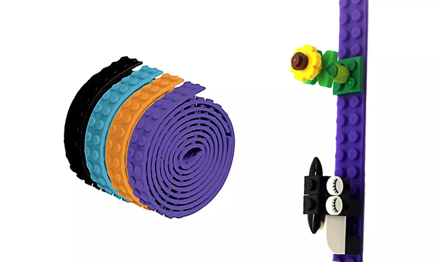 New Flexible Cut-to-Size Building Block Tape For Kids  - Primary Image