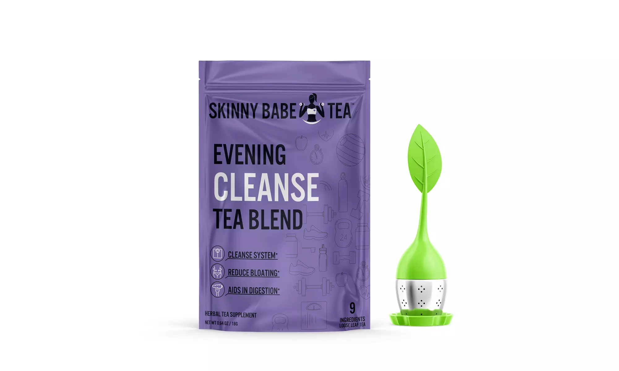 Skinny Babe Tea Evening Cleanse with Infuser