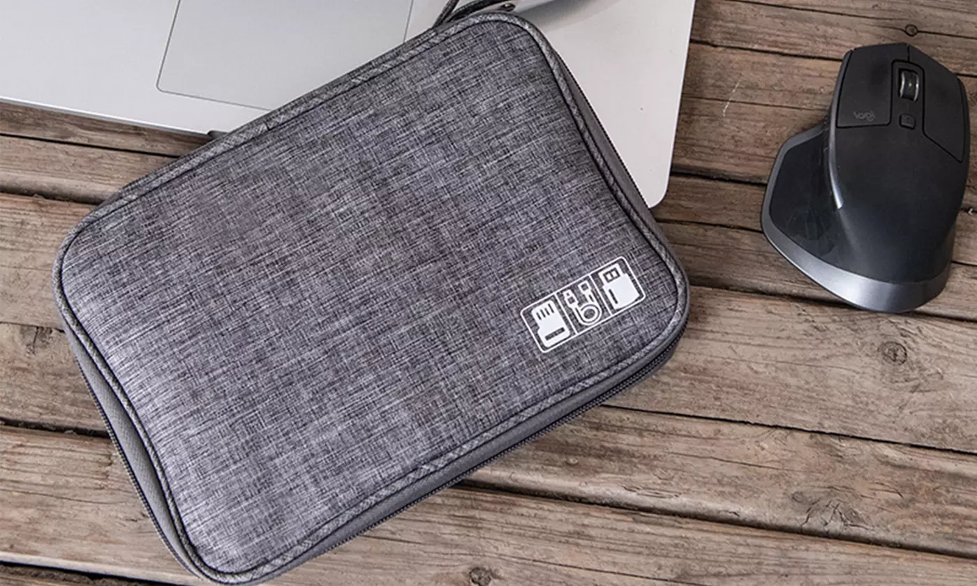Electronic Organizer Travel Cable Organizer Bag for Hard Drives, Cables, Charger