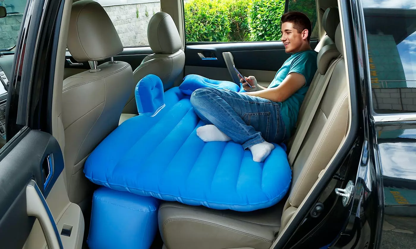 LakeForest Car Air Mattress Inflatable Travel Bed Portable Cushion for Camping