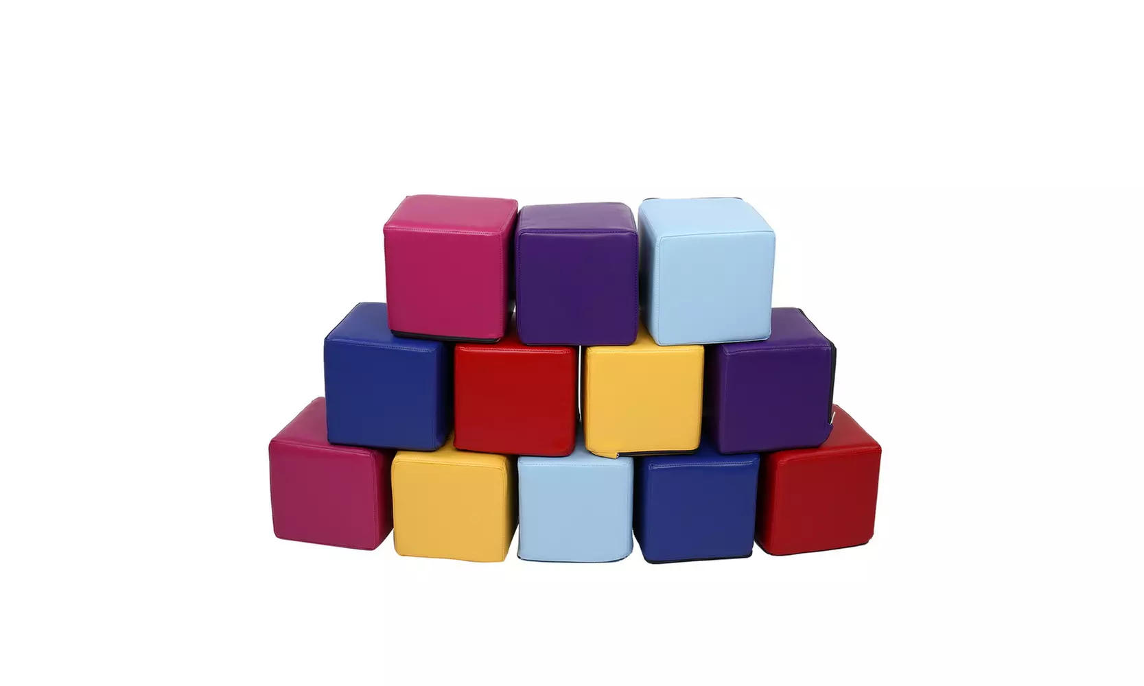 12 Pcs 5" Kids Foam Stacking Blocks Climber Play Set Accissories - Primary Image