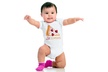Little Slice Heaven Pizza Pepperoni Hearts Romper Bodysuit - Second Medium