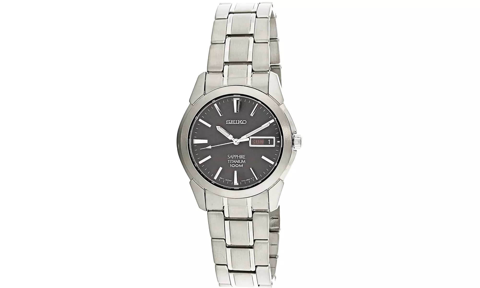 Seiko Men's Titanium SGG731  Japanese Quartz Dress Watch - Second Medium