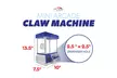 Mini Claw Machine for Kids - Feature LED Lights, Loud Sound Effects and Coins - Second Medium