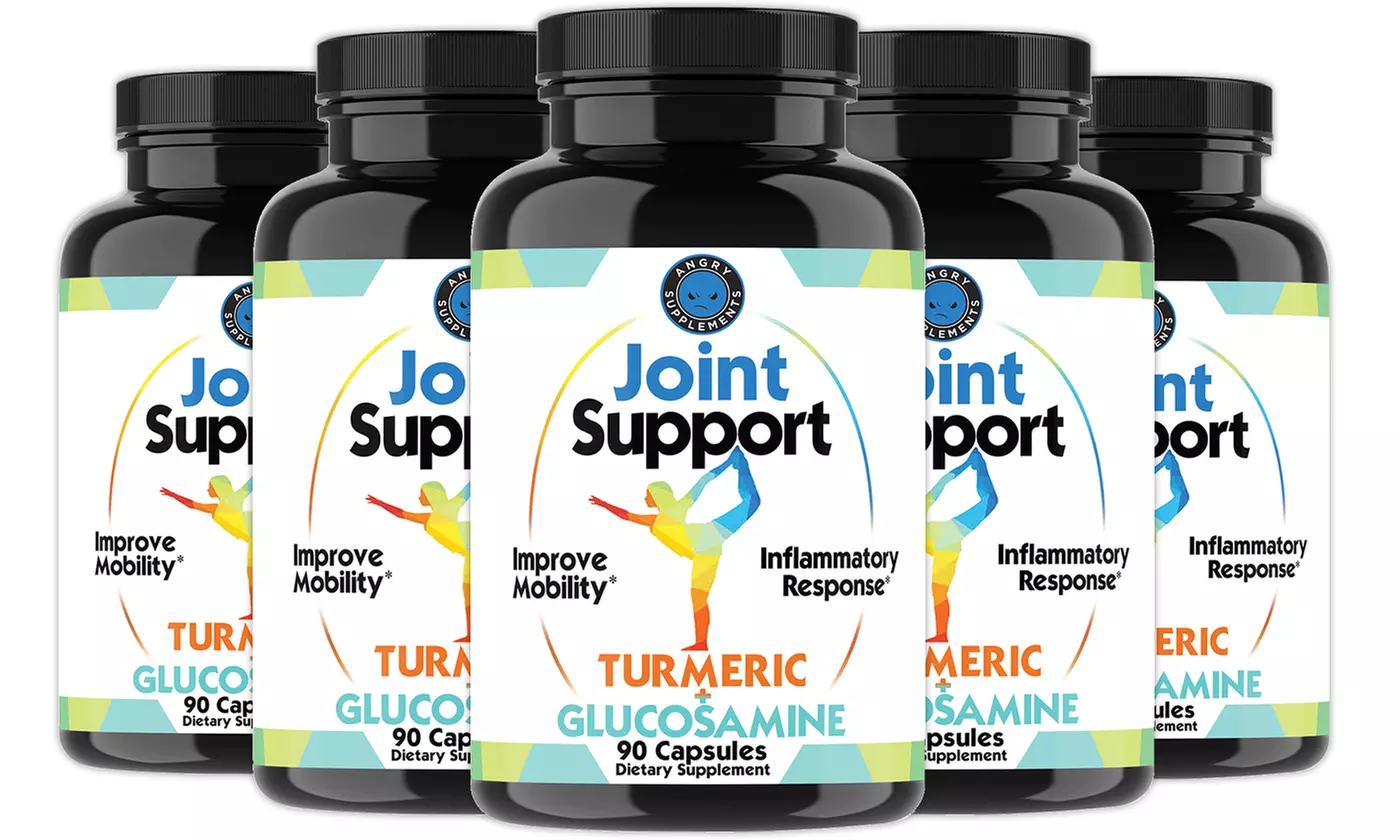Angry Supplements Joint Support with Turmeric & Glucosamine (90-count) - Primary Image
