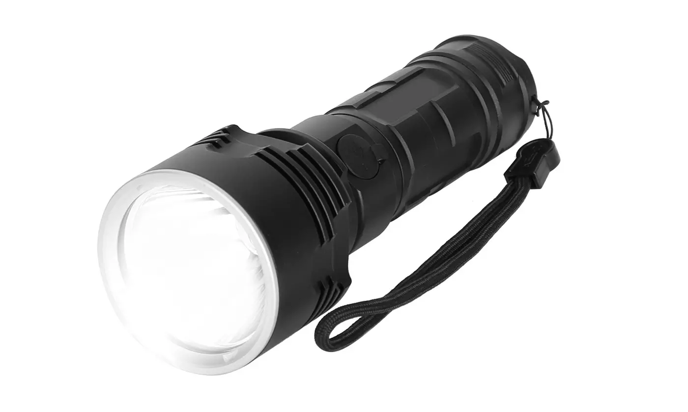 iMounTEK 50000LM LED Flashlight Torch USB Rechargeable Flash Light w/ 3 Modes - Primary Image