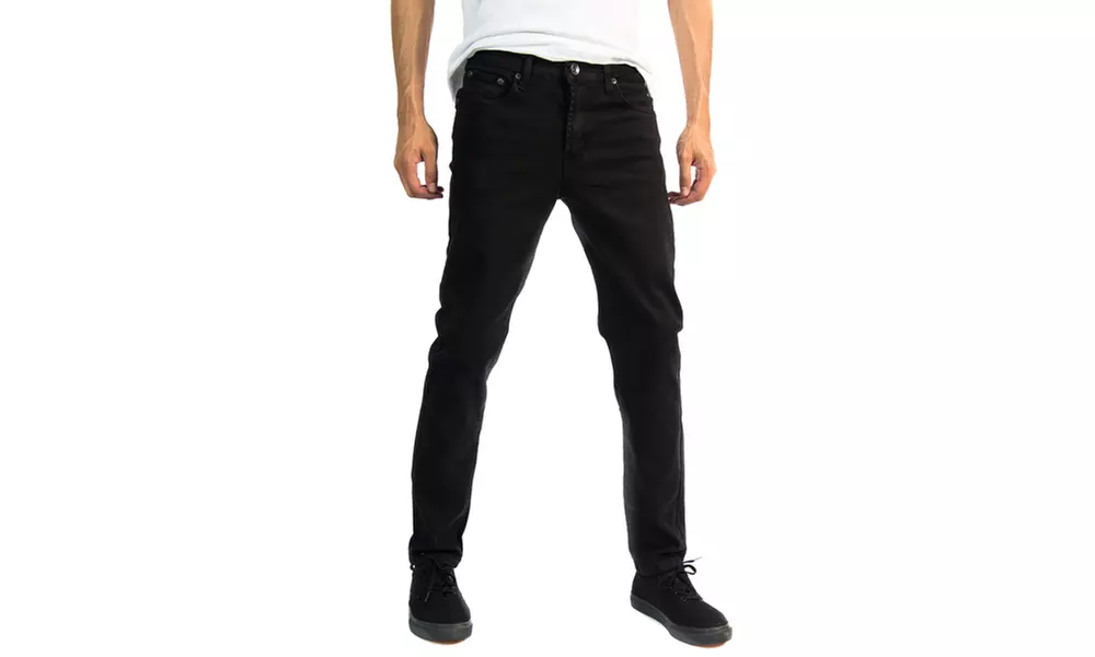 Alta Designer Fashion Men's Slim Fit Skinny Colored Denim Jeans - Primary Image