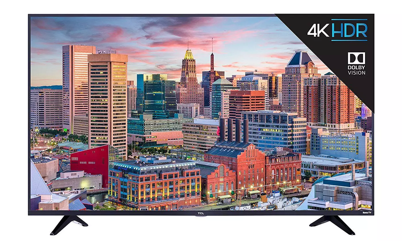 TCL 4K Ultra HD Dolby Vision HDR Roku Smart TV - 2018 Model - Primary Image