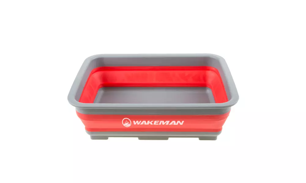 Wakeman 10L Collapsible Portable Camping Wash Basin - Second Medium