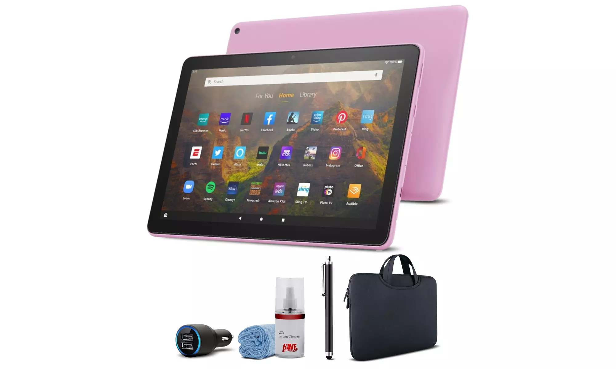 Fire HD 10 32GB 10.1" Tablet (2021) with Basic Accessories